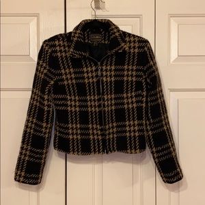 Louben Vintage Plaid Wool Jacket